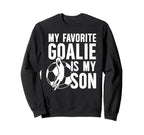 Proud Soccer Keeper Mom Soccer Sweatshirt - Trendy Graphic for Adults
