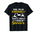 Coaching Soccer Dad Coach Soccer Coach T-Shirt - Aesthetic Graphic Unisex