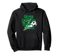 Dribble Drool Funny Soccer Hoodie - Fun Novelty Design Men Women