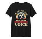 Coaching Soccer Dad Coach Soccer T-Shirt - Minimalist Print Men Women