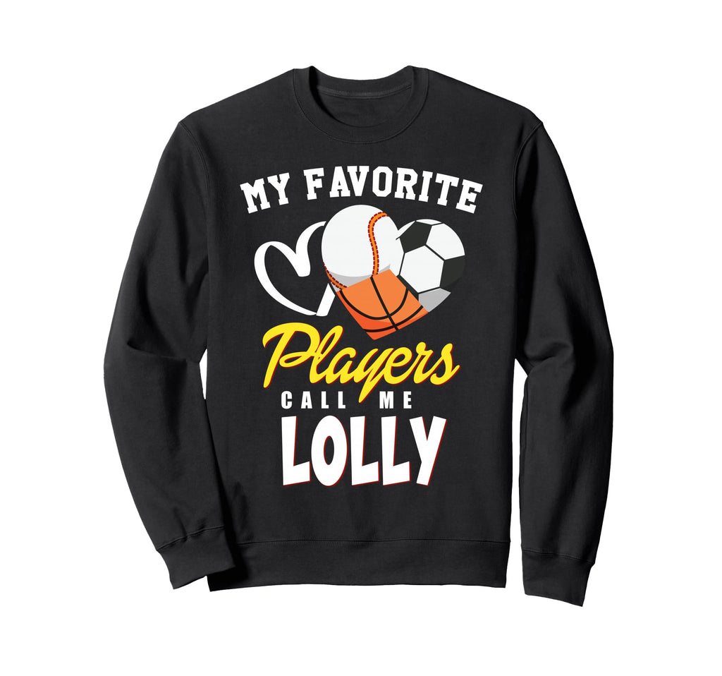 My Favorite Players Baseball Soccer Sweatshirt - Novelty Apparel Unisex