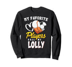 My Favorite Players Baseball Soccer Sweatshirt - Novelty Apparel Unisex