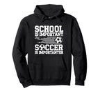 Funny Soccer Lovers Soccer Player Hoodie - Trendy Graphic Unisex