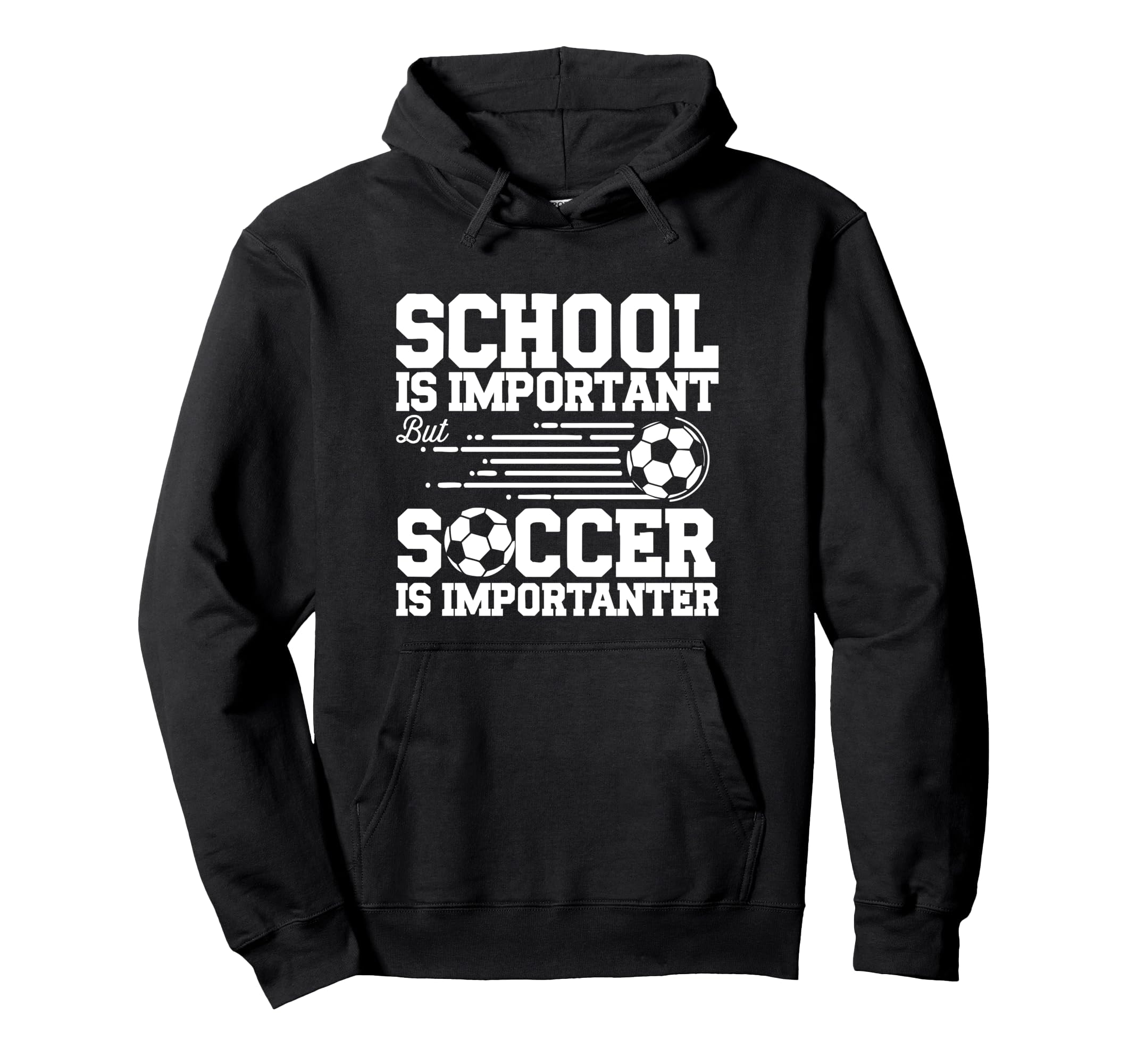 Funny Soccer Lovers Soccer Player Hoodie - Trendy Graphic Unisex