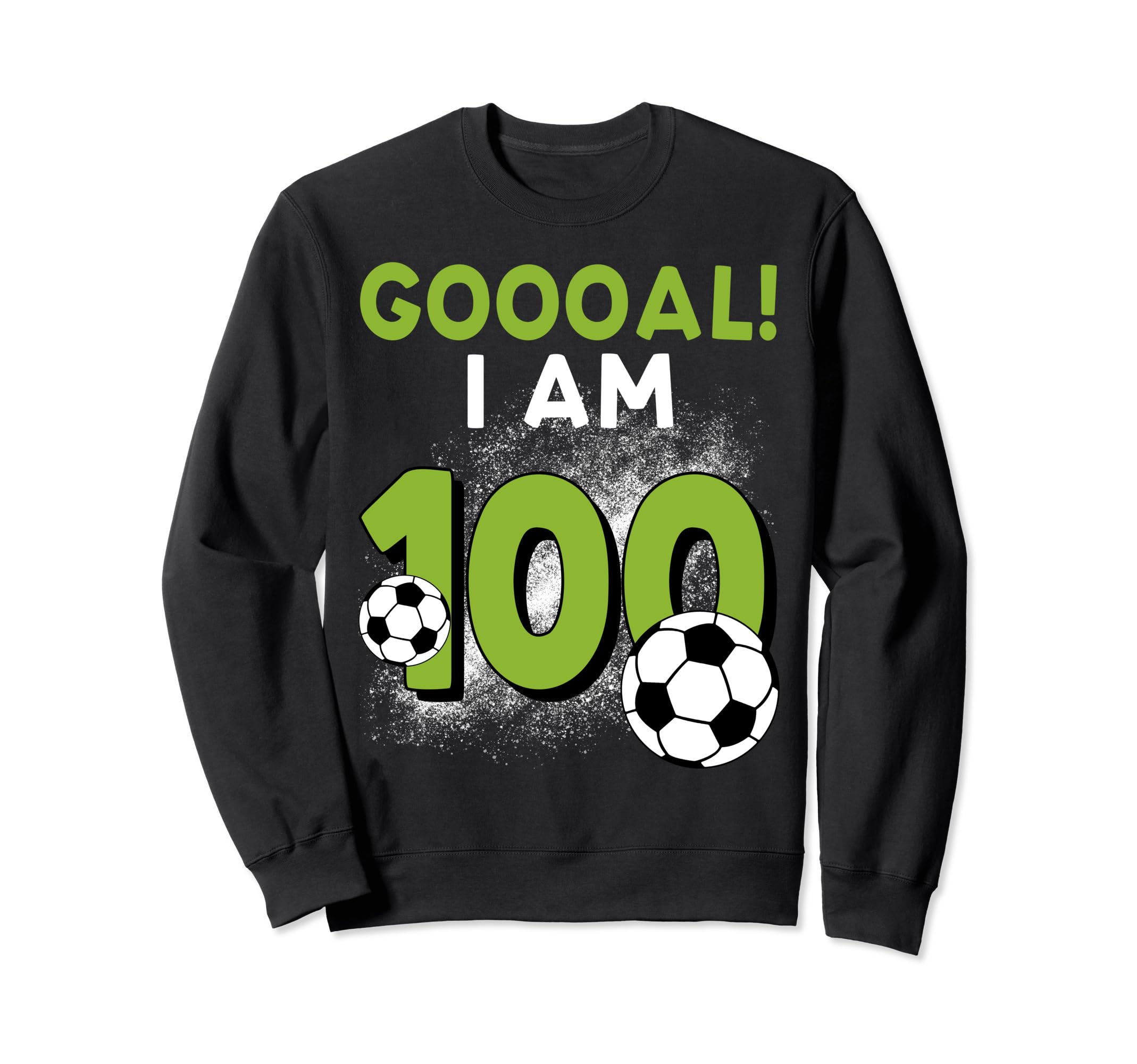 100Th Birthday Soccer Theme 100Year Sweatshirt - Unique Graphic Men Women