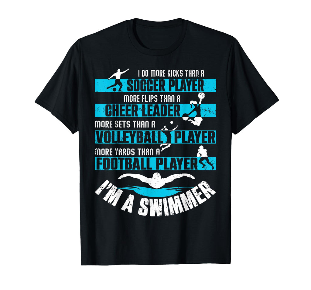 I Do More Kicks Than Soccer Player T-Shirt - Fun Novelty Design Unisex