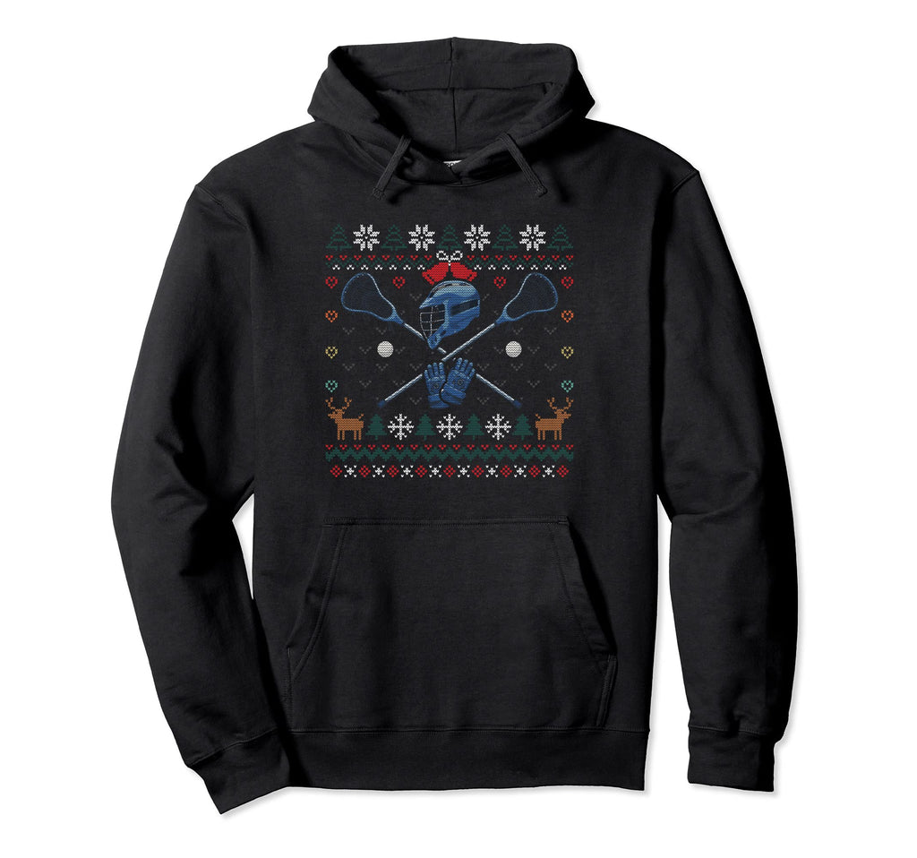 Lacrosse Ugly Ball Sports Player Hoodie - Casual Everyday Wear Unisex