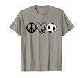 Peace Love Soccer Shirts Coaches T-Shirt - Streetwear Style for Adults