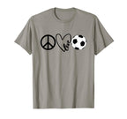 Peace Love Soccer Shirts Coaches T-Shirt - Streetwear Style for Adults