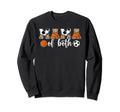 Mama Both Leopard Basketball Soccer Sweatshirt - Aesthetic Graphic Unisex