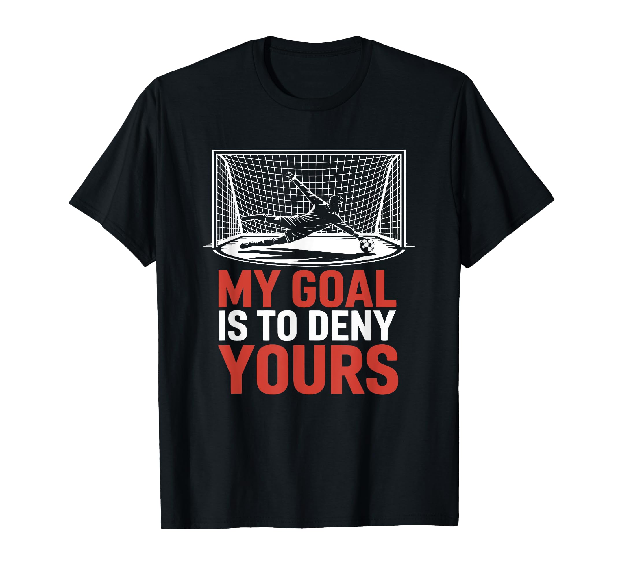 Coach Soccer Player Designs Goal T-Shirt - Novelty Apparel Men Women