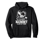 Senior Mommy Class 2026 Soccer Hoodie - Fun Novelty Design for Adults