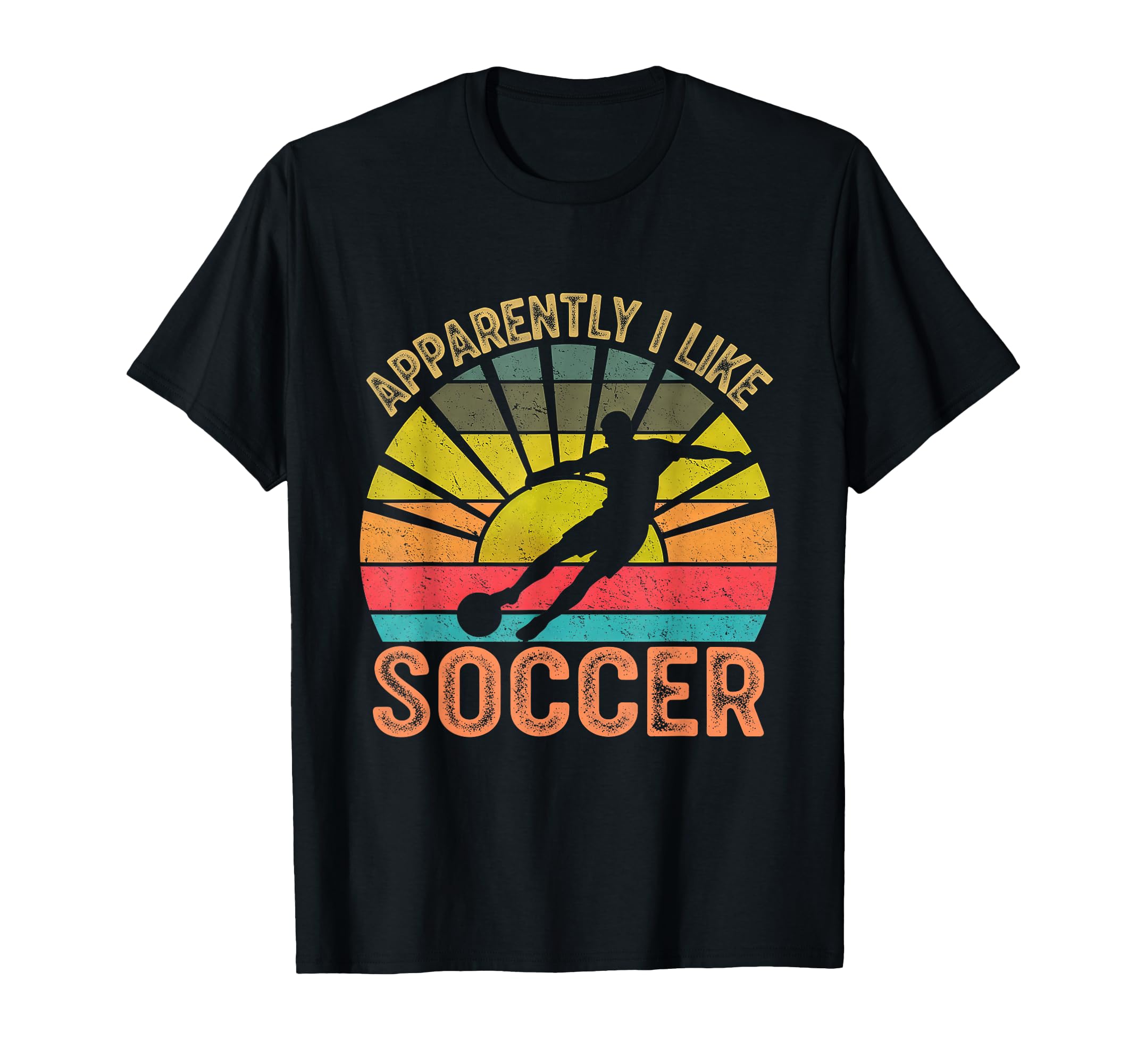 Apparently I Like Soccer Season T-Shirt - Aesthetic Graphic for Adults