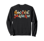 Soccer Mamaw Grandma Wildflower Sweatshirt - Novelty Apparel Men Women