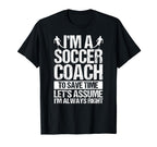 Soccer Coaching Training Trainer Soccer T-Shirt - Graphic Print Unisex