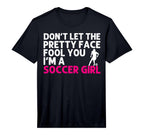 Funny Soccer Art Soccer Lover Soccer T-Shirt - Minimalist Print Men Women
