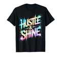 Lets Go Hustle Shine Spirit Week Field T-Shirt - Custom Art Print Unisex