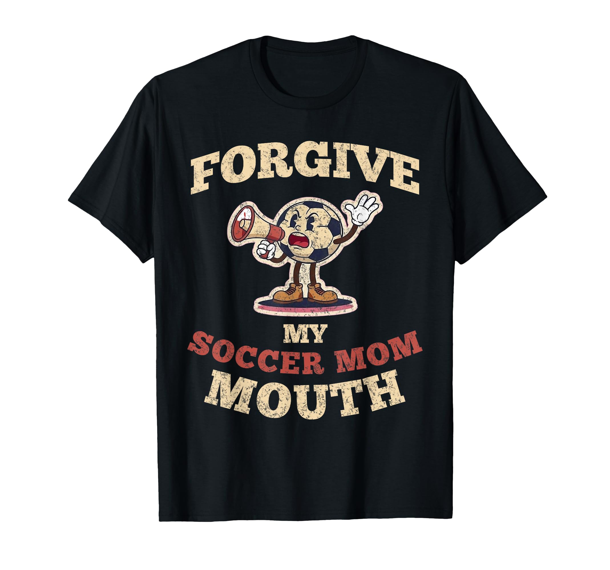 Please Forgive My Soccer Mom Mouth T-Shirt - Custom Art Print for Adults