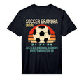 Mens Soccer Grandpa Definition Soccer T-Shirt - Graphic Print Men Women