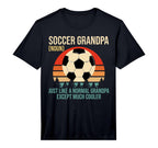 Mens Soccer Grandpa Definition Soccer T-Shirt - Graphic Print Men Women