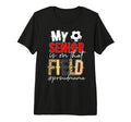 Proud Soccer Senior Mama Soccer T-Shirt - Custom Art Print for Adults
