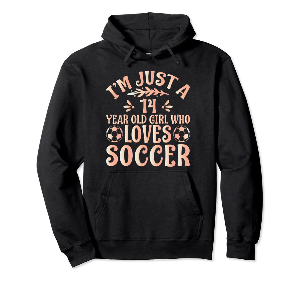 Soccer Lover Im Just 14 Year Old Who Hoodie - Minimalist Print Unisex