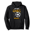Soccer Ball Lies About Goals Goalkeeper Hoodie - Custom Art Print Unisex