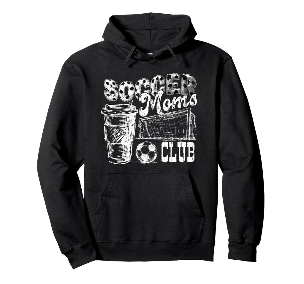 Soccer Moms Club Livin That Soccer Mom Hoodie - Trendy Graphic Men Women