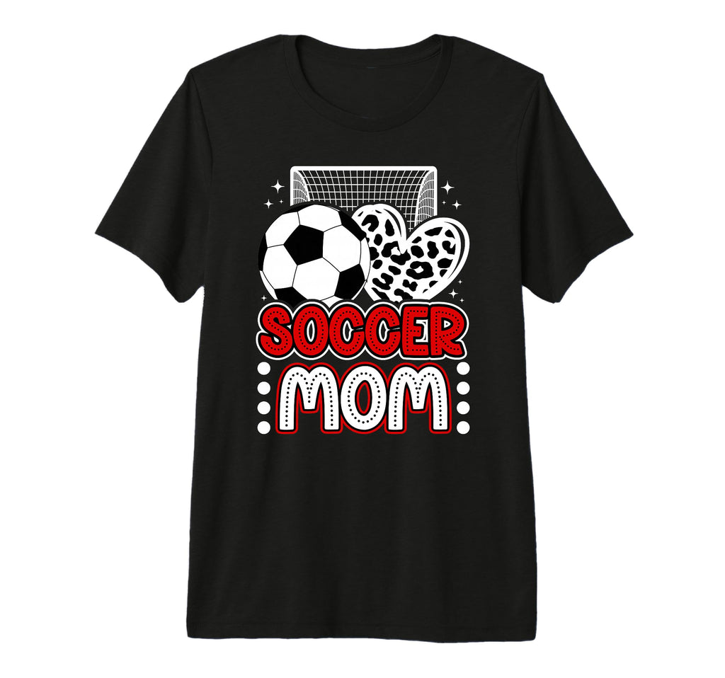 Soccer Mom Soccer Player Mother Heart T-Shirt - Custom Art Print Men Women