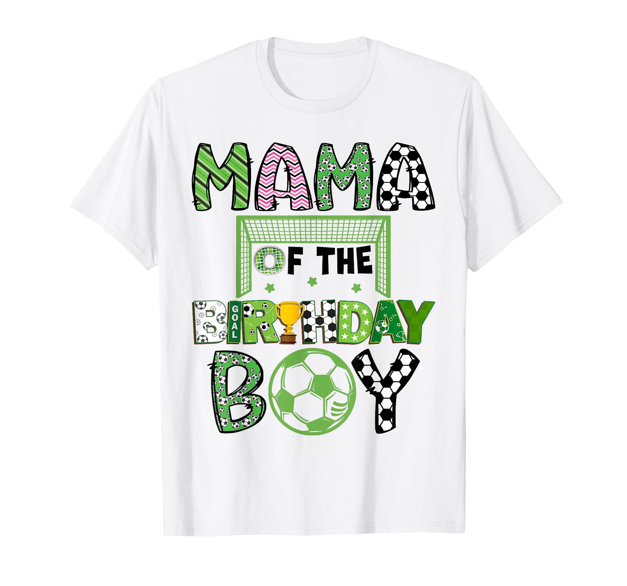 Mama Birthday Soccer Lover Party T-Shirt - Unique Graphic for Adults