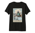 Soccer Mom Skeleton Tarot Card T-Shirt - Fun Novelty Design for Adults