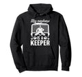 My Nephew Hockey Keeper Aunt Hockey Hoodie - Trendy Graphic for Adults