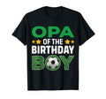 Opa Birthday Soccer Birthday T-Shirt - Custom Art Print Men Women