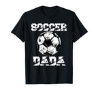 Soccer Dada Distressed Ball Funny T-Shirt - Streetwear Style for Adults