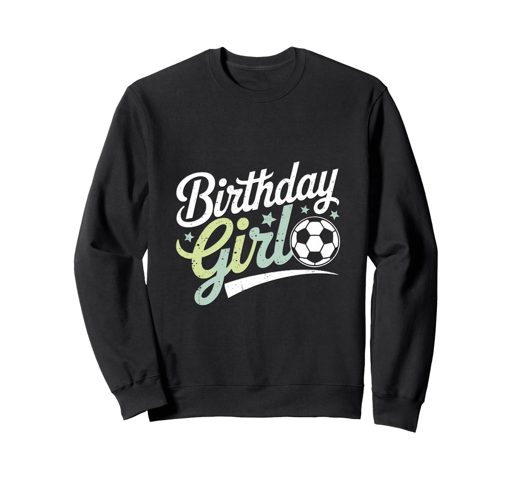 Birthday Soccer Hearts Fun Celebration Sweatshirt - Streetwear Style Unisex