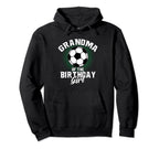 Grandma Birthday Soccer Lover Gifts Hoodie - Custom Art Print Unisex