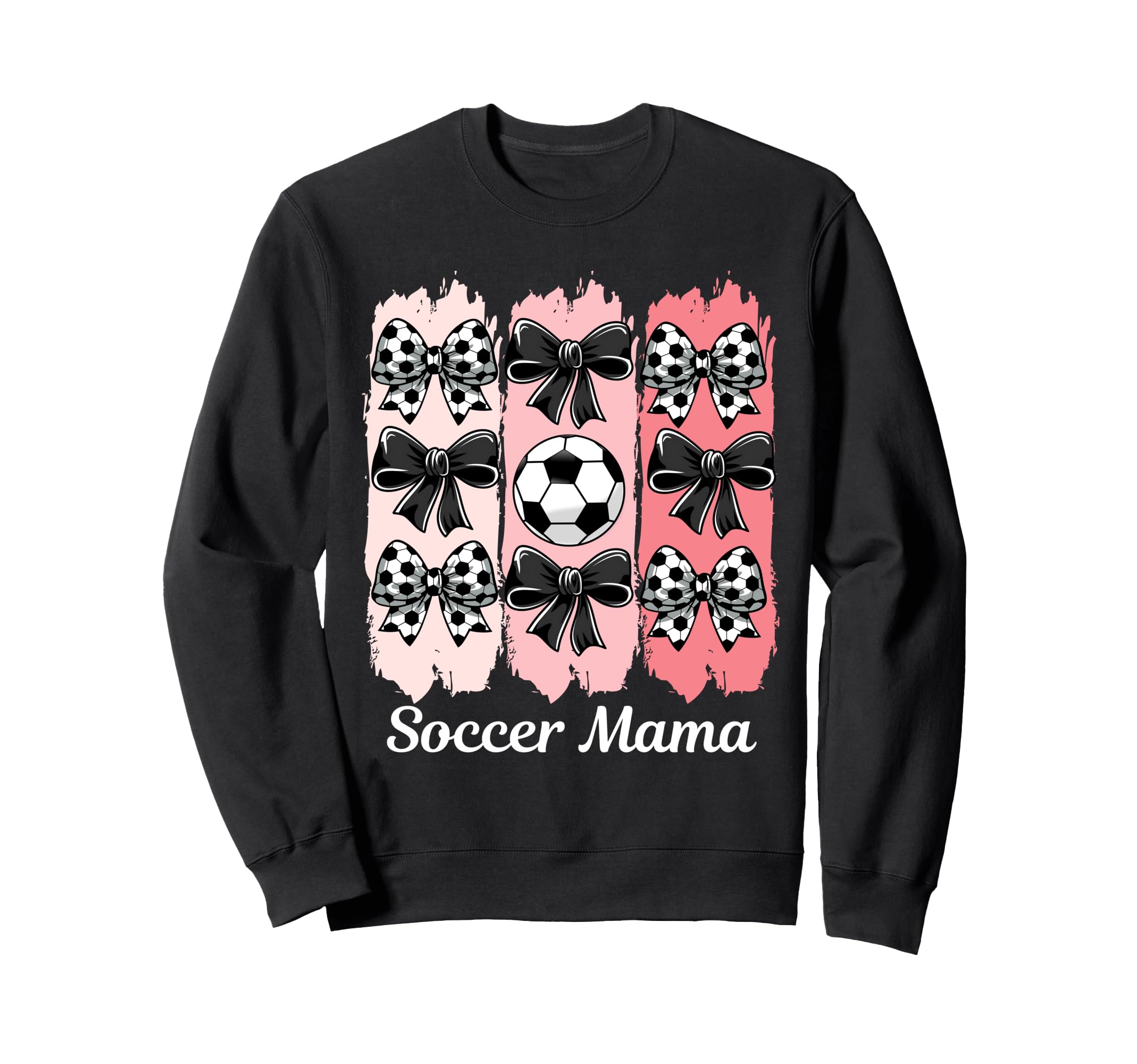 Soccer Mama Coquette Bow Soccer Mom Sweatshirt - Novelty Apparel Men Women