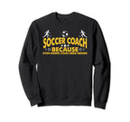 Soccer Coaching Training Sweatshirt - Casual Everyday Wear for Adults