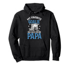 My Favorite Ice Hockey Goalie Papa Hoodie - Casual Everyday Wear Men Women