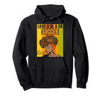 Black Independence Day Love Black Hoodie - Aesthetic Graphic Men Women
