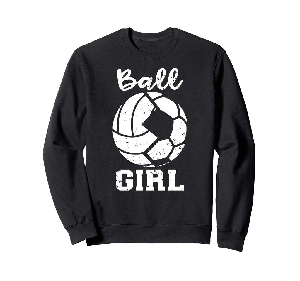 Ball Funny Volleyball Soccer Sweatshirt - Casual Everyday Wear for Adults