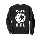 Ball Funny Volleyball Soccer Sweatshirt - Casual Everyday Wear for Adults