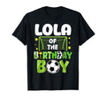 Soccer Lola Birthday Party Family T-Shirt - Custom Art Print Men Women