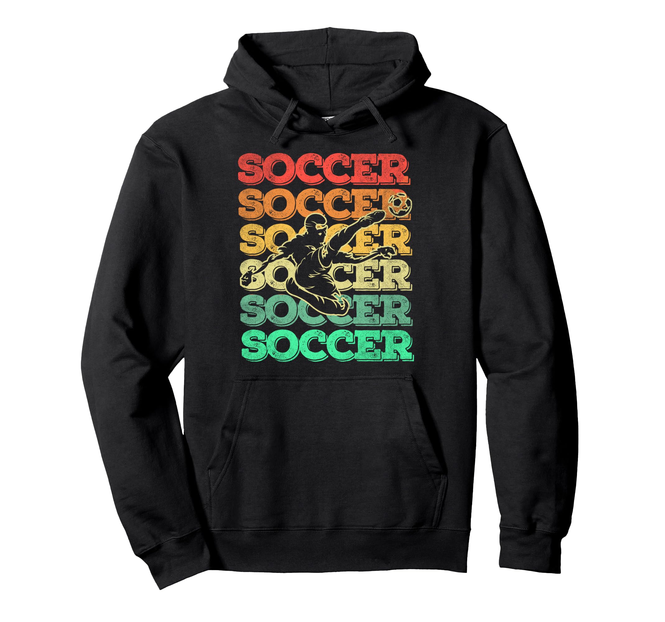 Bicycle Kick Soccer Goalie Player Fan Hoodie - Minimalist Print for Adults