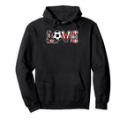 Love Soccer Ball Sports Soccer Player Hoodie - Streetwear Style Men Women