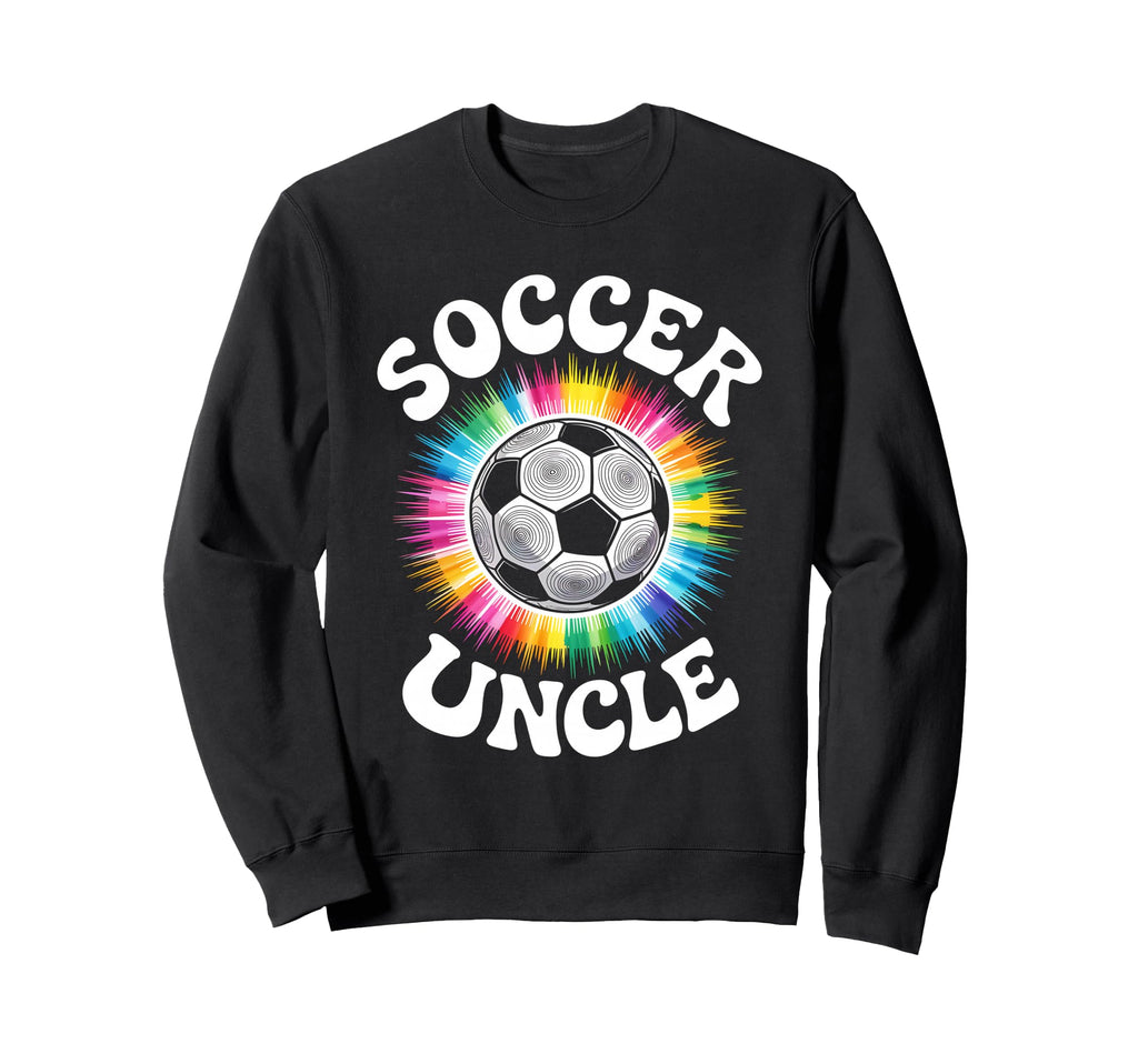 Soccer Uncle Tie Dye Sweatshirt - Minimalist Print Unisex