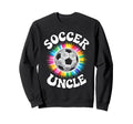 Soccer Uncle Tie Dye Sweatshirt - Minimalist Print Unisex