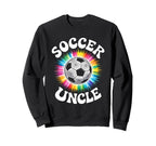 Soccer Uncle Tie Dye Sweatshirt - Minimalist Print Unisex
