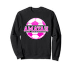 Amayah Name Soccer Play Sweatshirt - Casual Everyday Wear for Adults