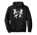 Soccer Ball Bow Mono Football Game Hoodie - Unique Graphic for Adults